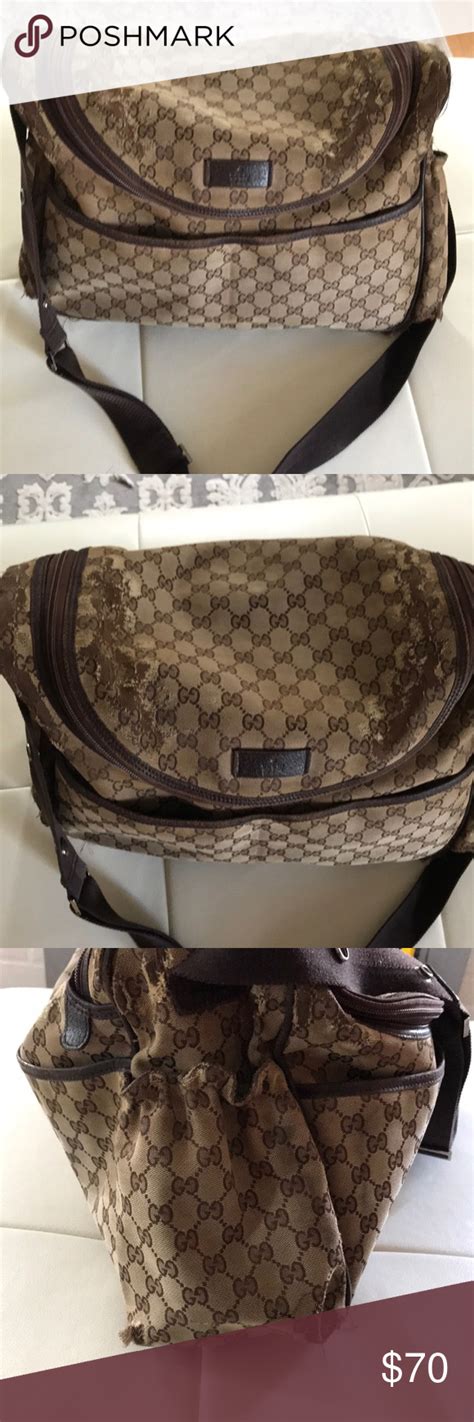 designer baby bags gucci|authentic gucci diaper bag.